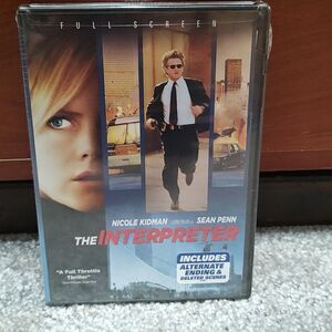 The Interpreter  Full Screen DVD  Nicole Kidman Sean Penn  NEW Sealed